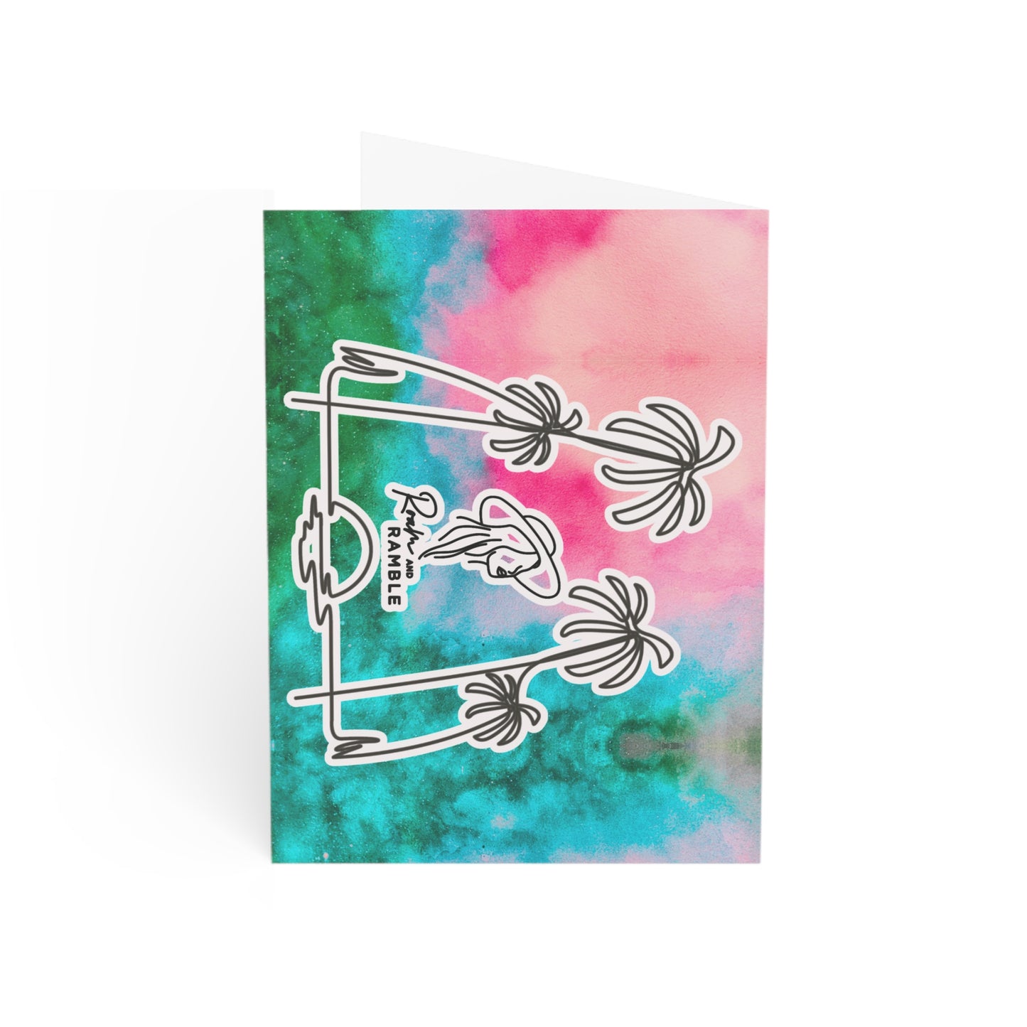 Tropical Greeting Cards - 1-50 pcs, Colorful Note Cards for Summer Celebrations, Birthday Wishes, Thank You Notes, Beach Vibes