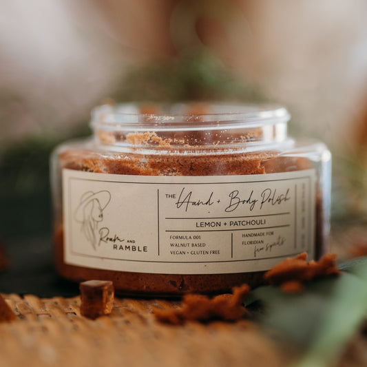 Lemon + Patchouli Hand and Body Polish