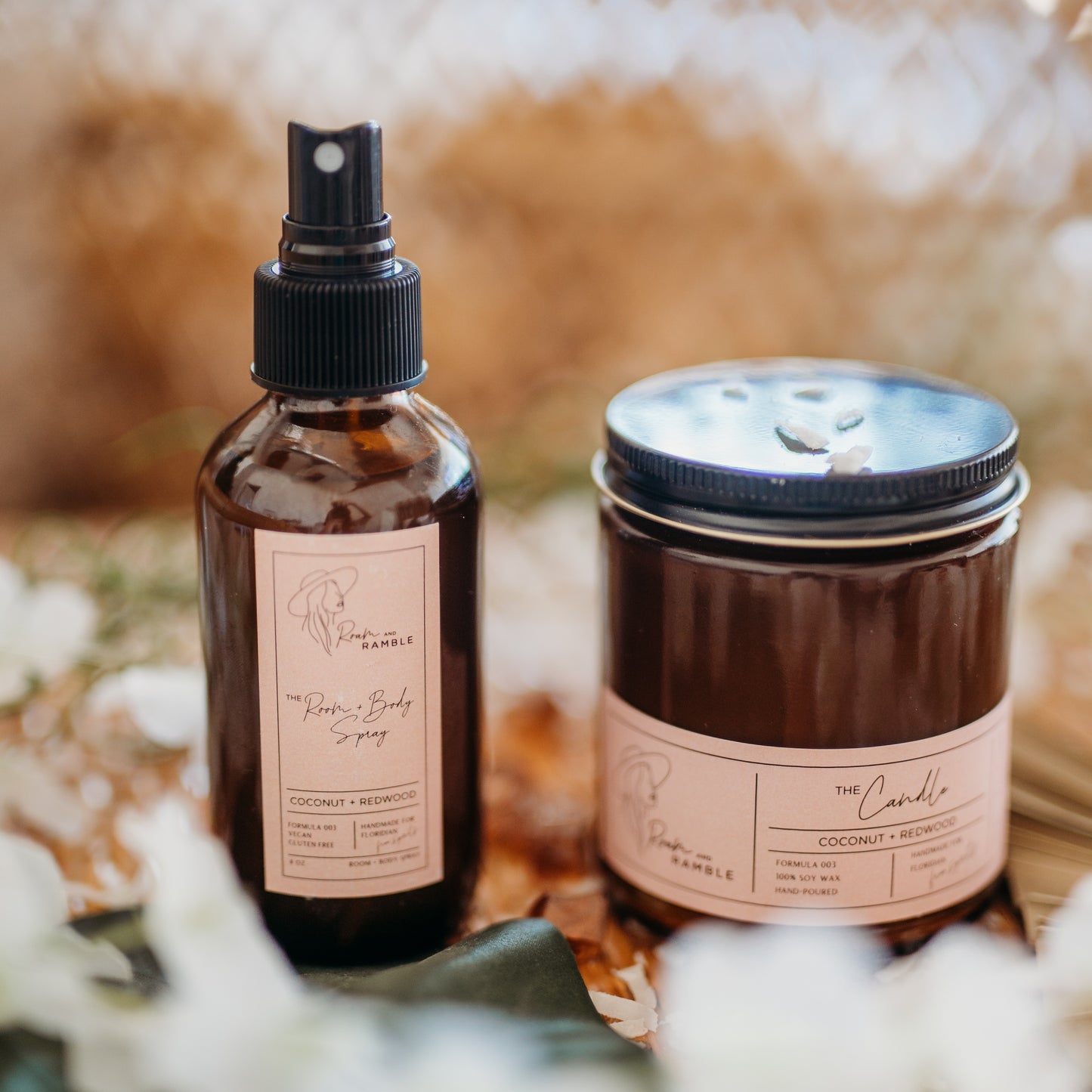 Coconut + Redwood Home Fragrance Duo