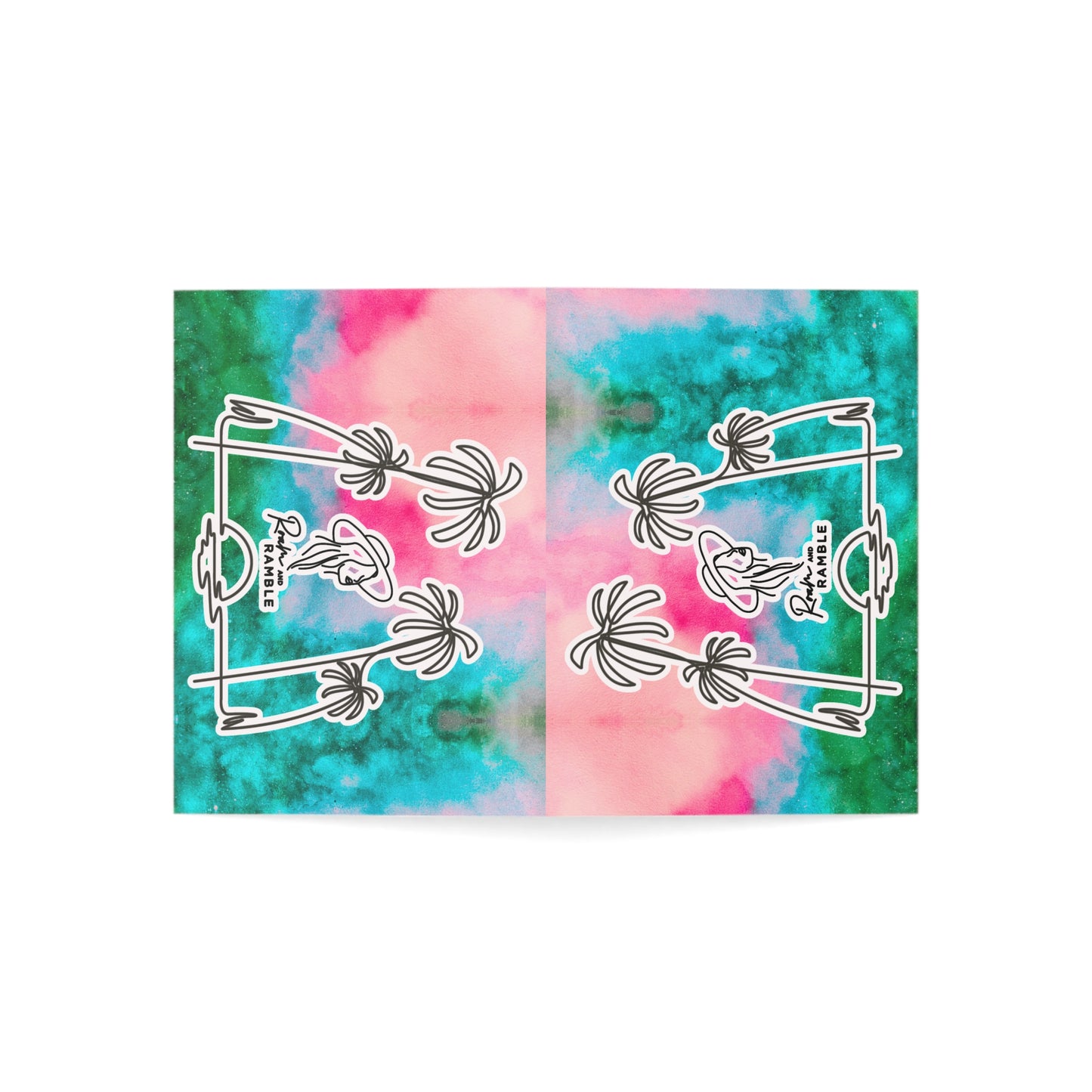 Tropical Greeting Cards - 1-50 pcs, Colorful Note Cards for Summer Celebrations, Birthday Wishes, Thank You Notes, Beach Vibes