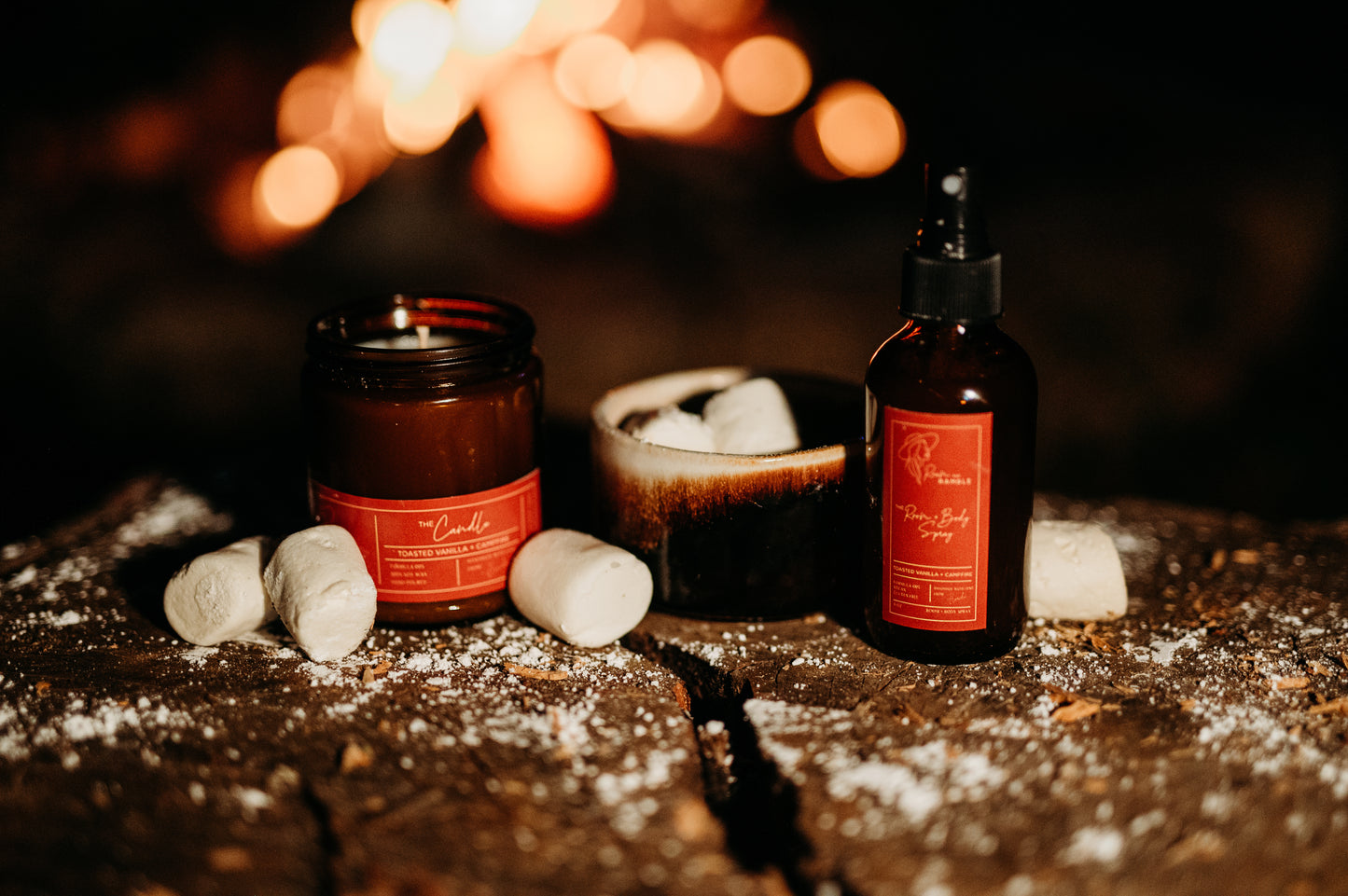 Toasted Vanilla + Campfire Room & Body Spray 4 oz