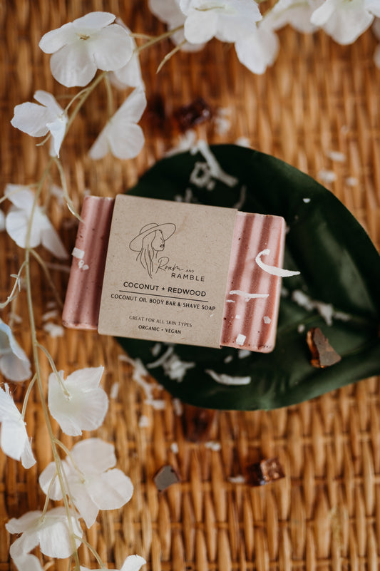 Coconut + Redwood Handmade Soap