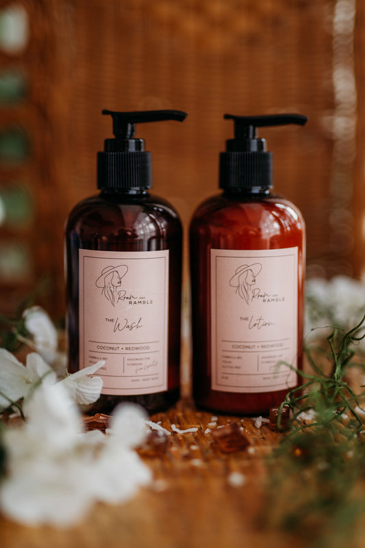 Coconut + Redwood Body Care Duo