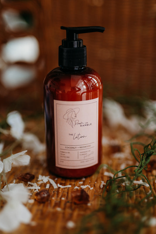 Coconut + Redwood Organic Hand & Body Lotion 8 oz