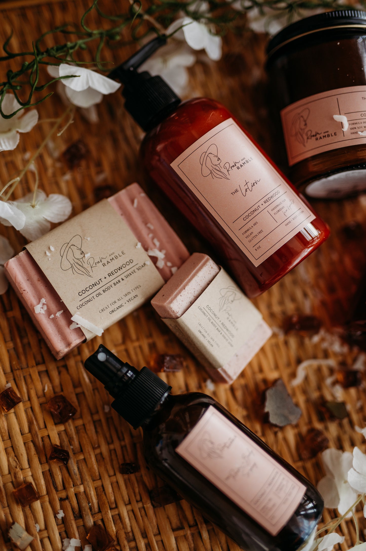 Coconut + Redwood Handmade Soap