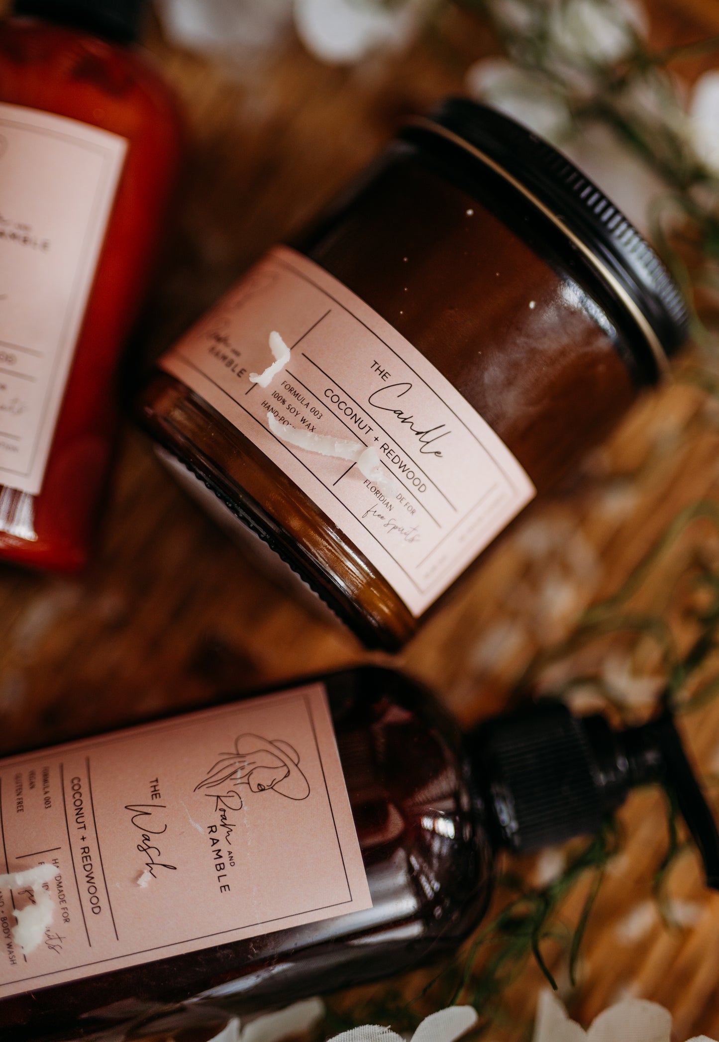 Coconut + Redwood 50 HR Candle