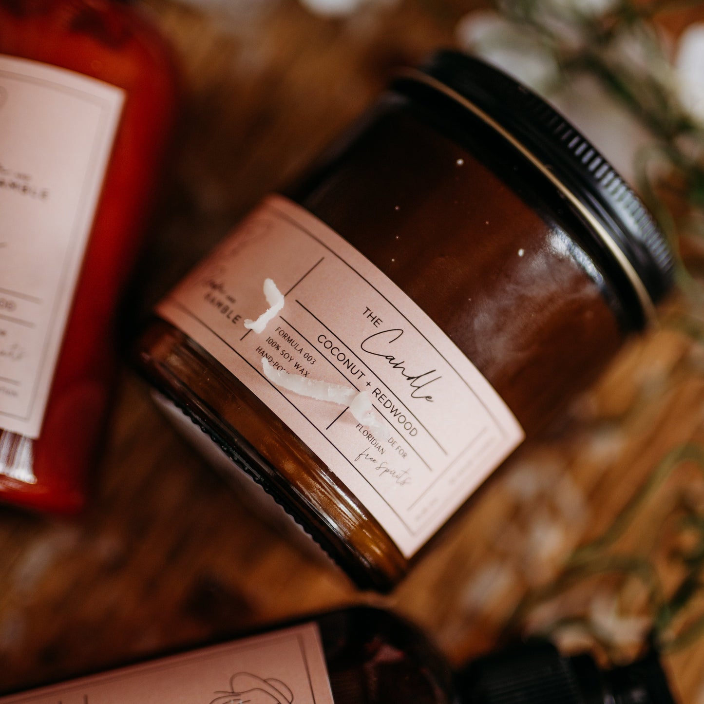 Coconut + Redwood 50 HR Candle