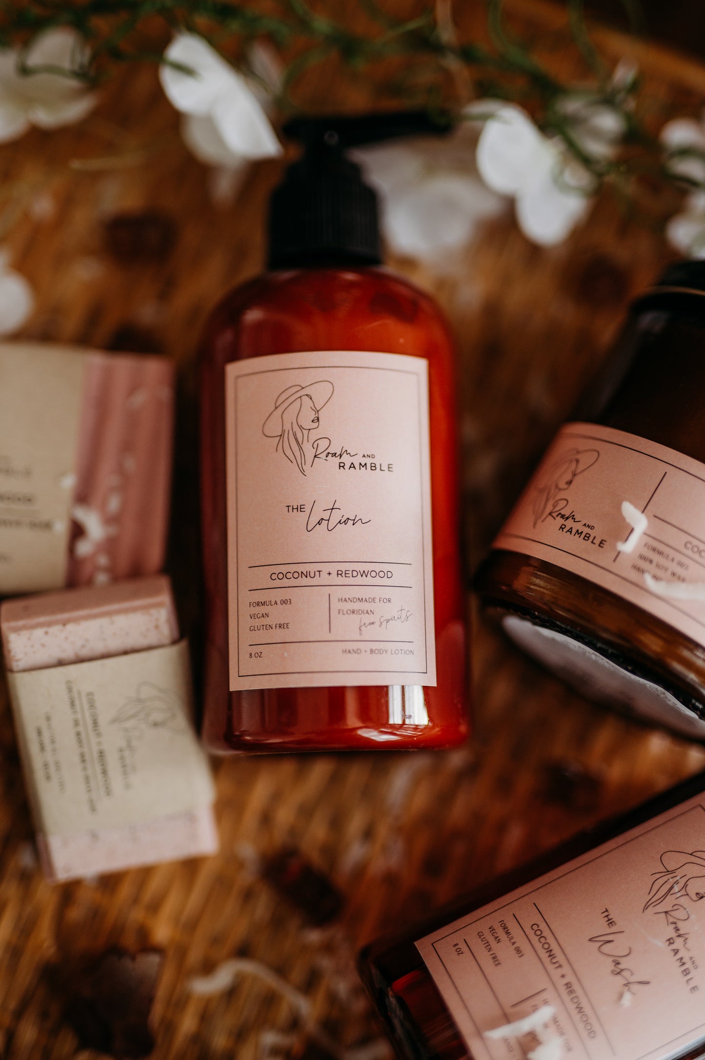 Coconut + Redwood Organic Hand & Body Lotion 8 oz