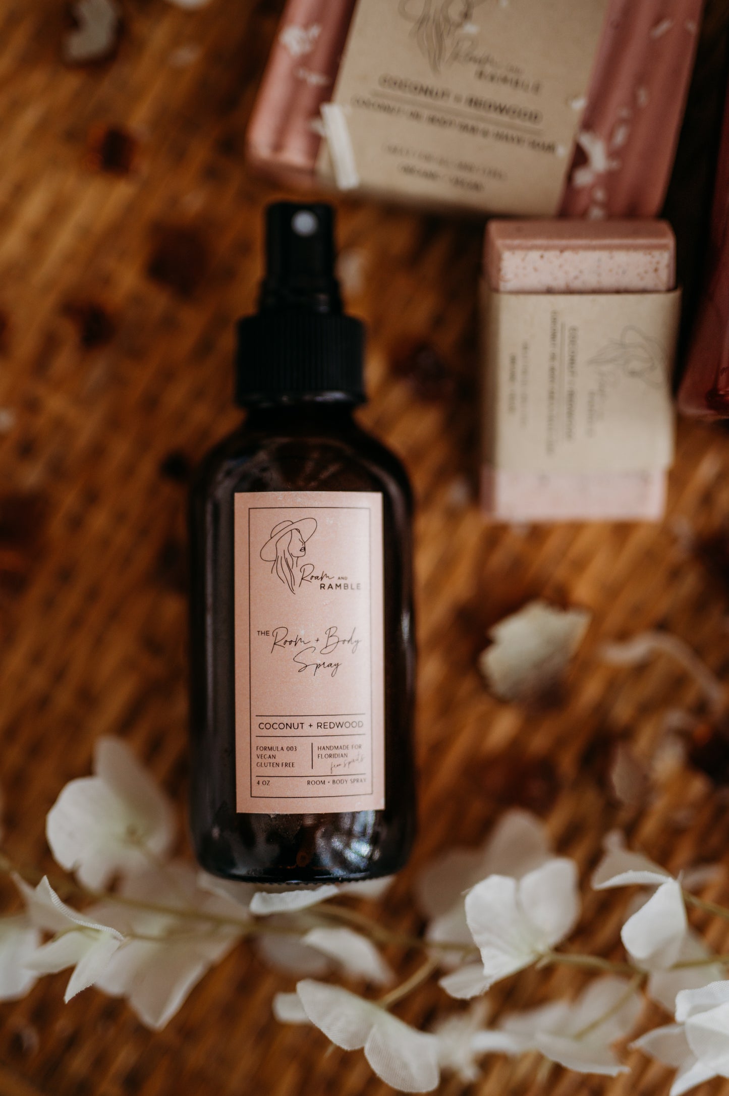 Coconut + Redwood Room & Body Spray 4 oz