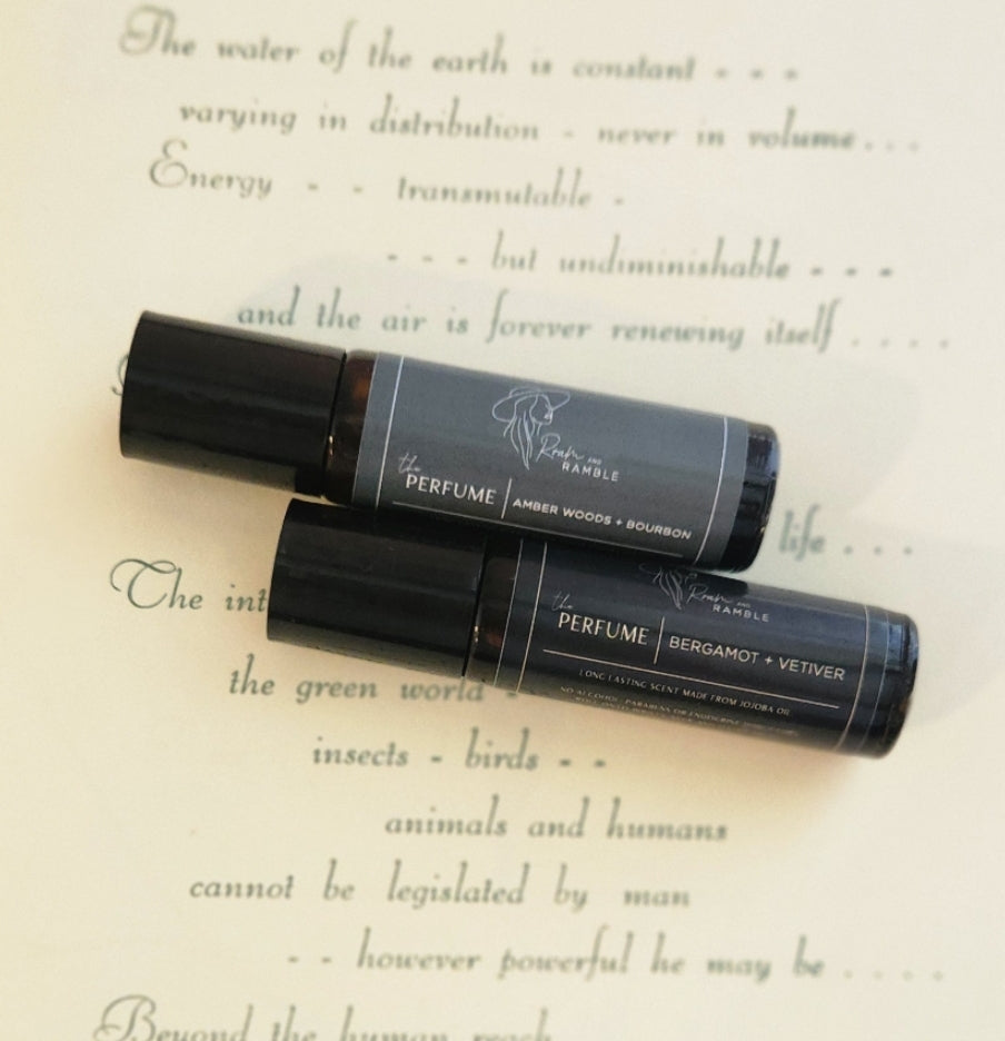 Bergamot and Vetiver Perfume Roller