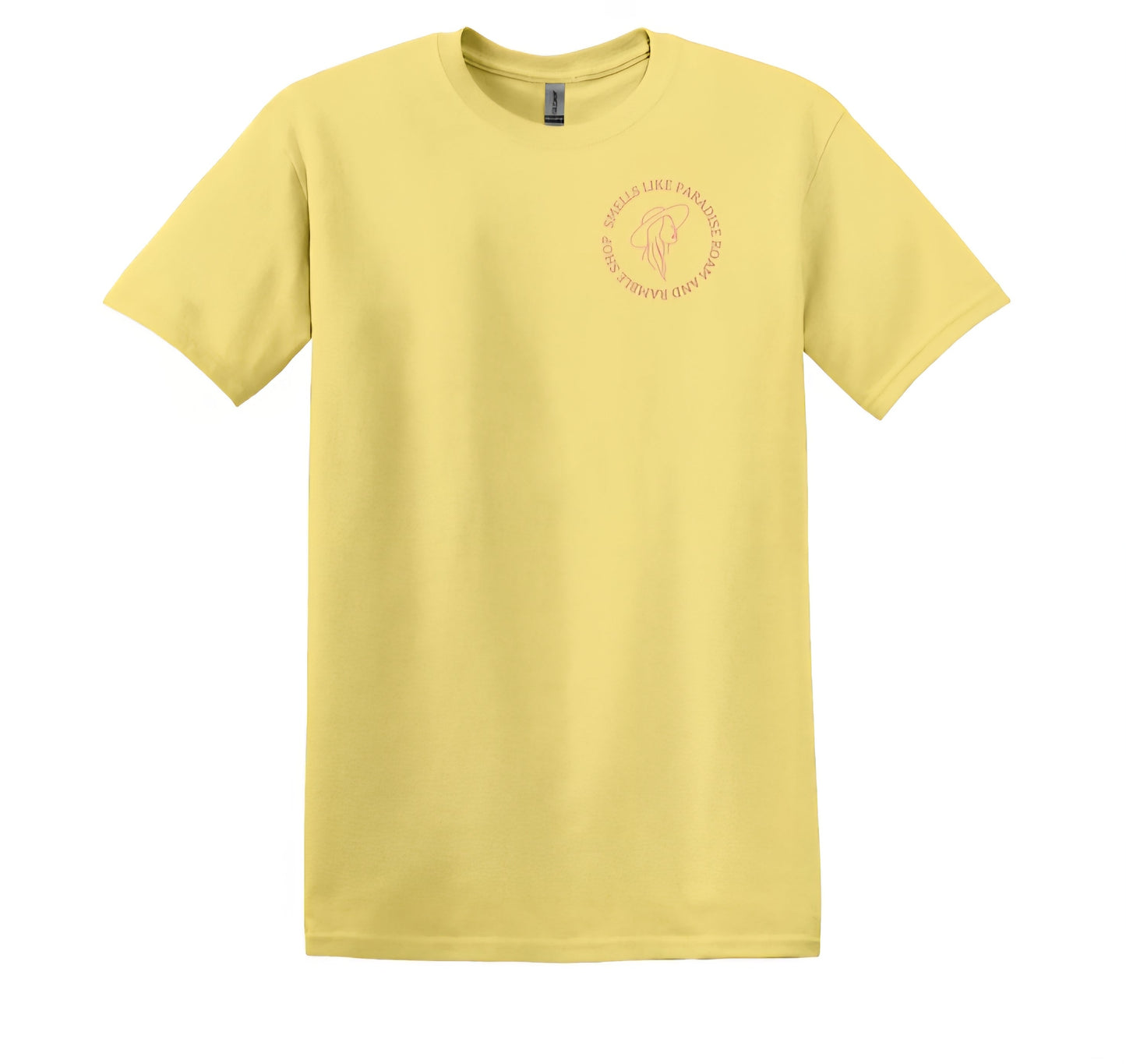 Roam and Ramble Smells Like Paradise Brand Tee