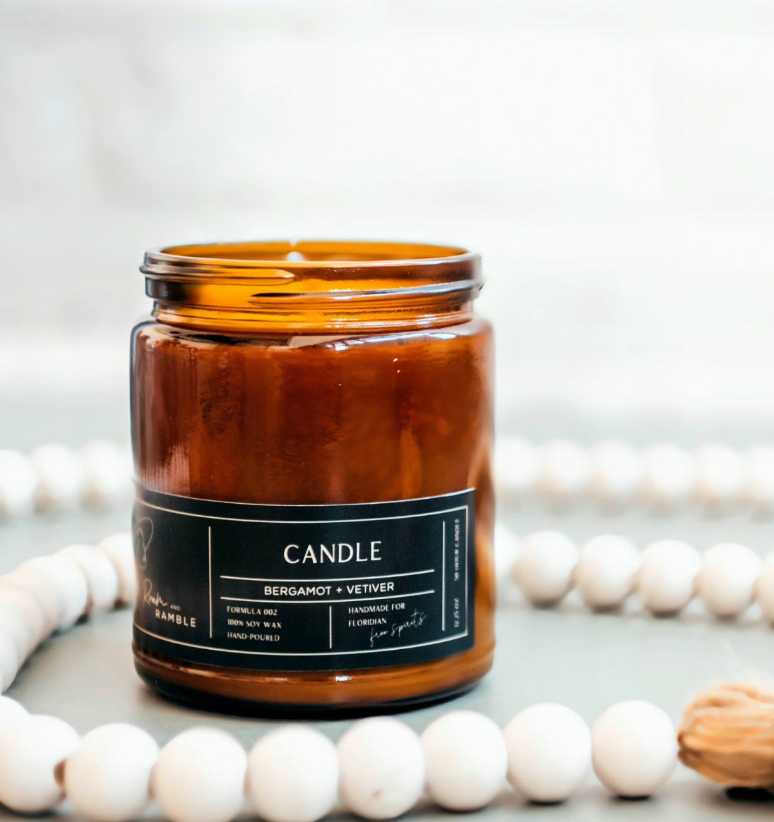Bergamot + Vetiver 50 HR Candle
