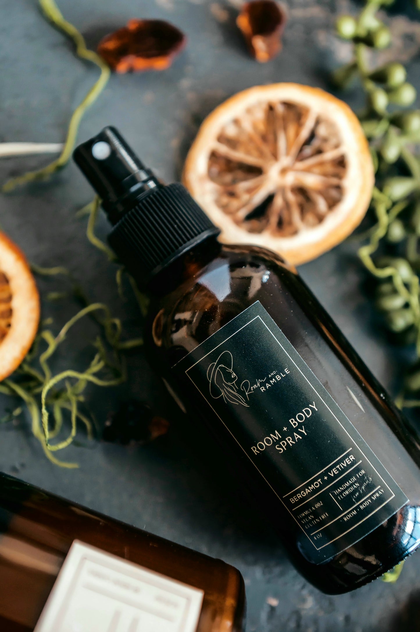 Bergamot + Vetiver Room & Body Spray 4 oz