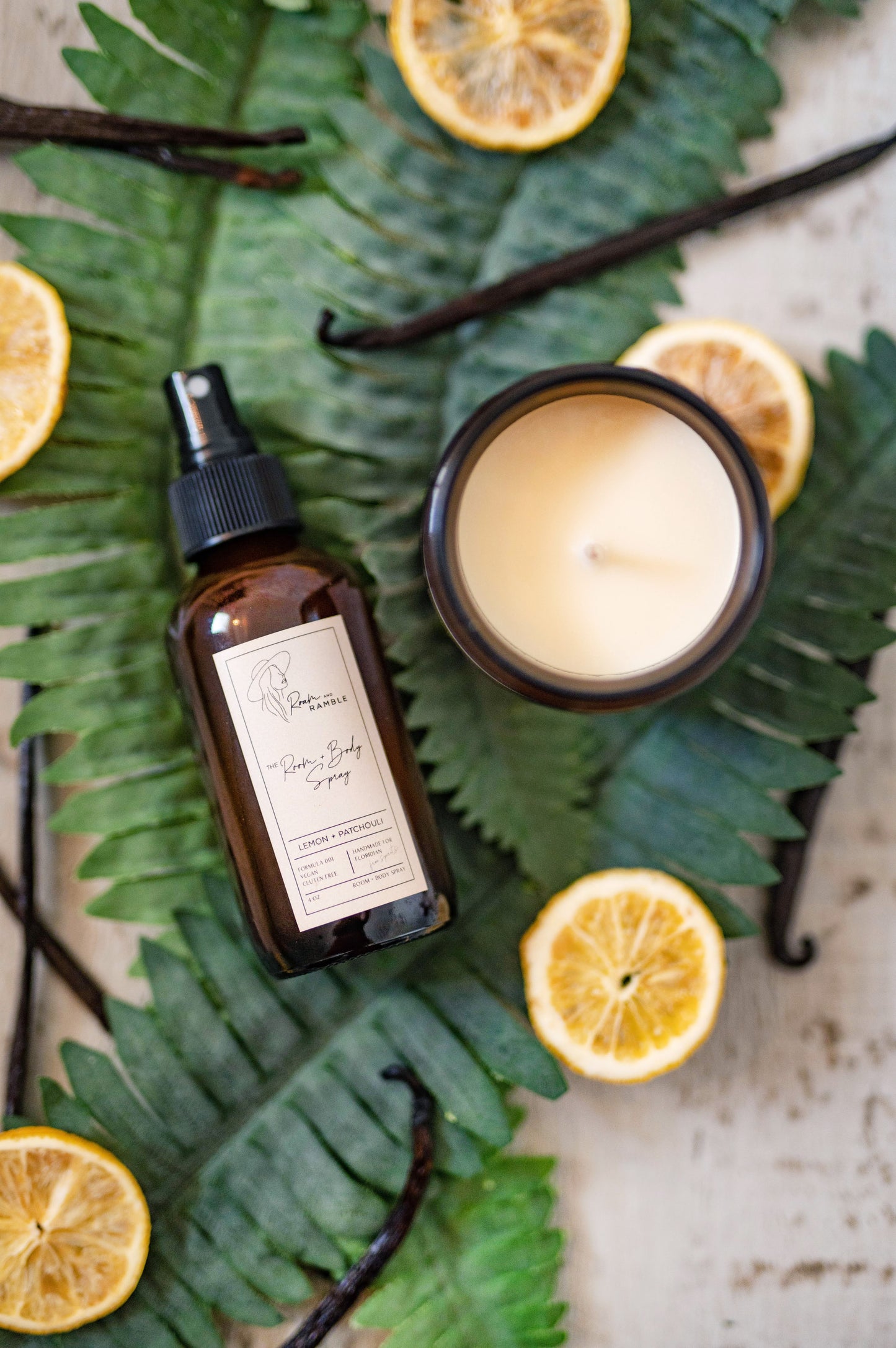 Lemon + Patchouli Home Fragrance Duo