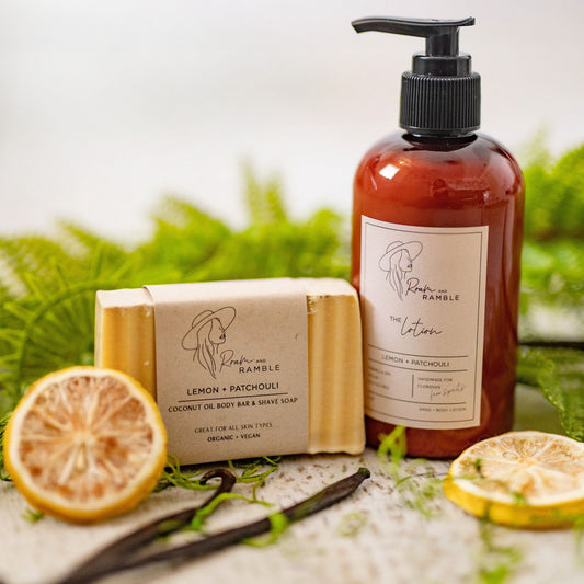 Lemon + Patchouli Perfect Shave Duo