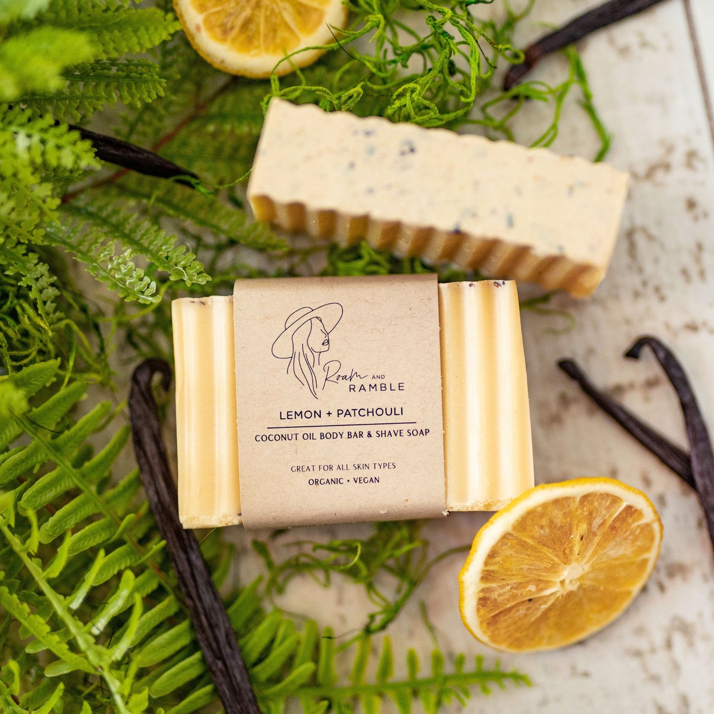 Lemon + Patchouli Handmade Soap