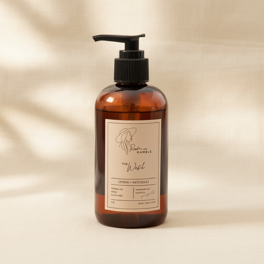 Lemon + Patchouli Organic Hand & Body Wash 8 oz