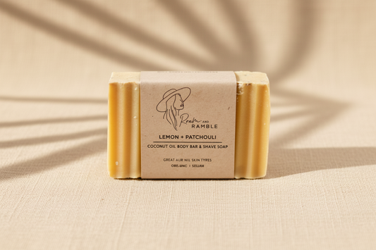 Lemon + Patchouli Handmade Soap