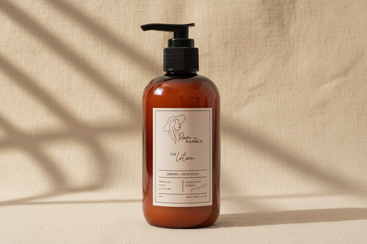 Lemon + Patchouli Organic Hand & Body Lotion 8 oz