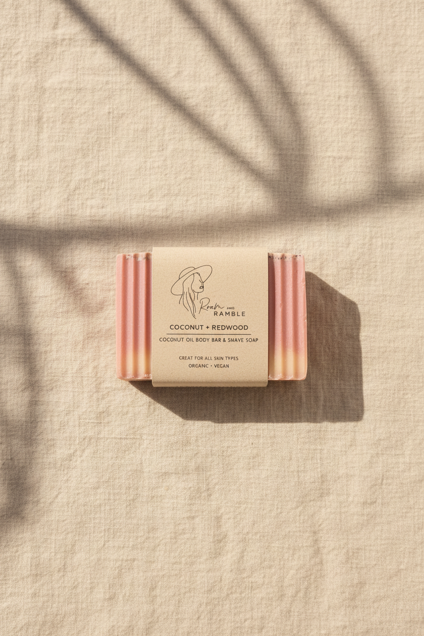 Coconut + Redwood Handmade Soap