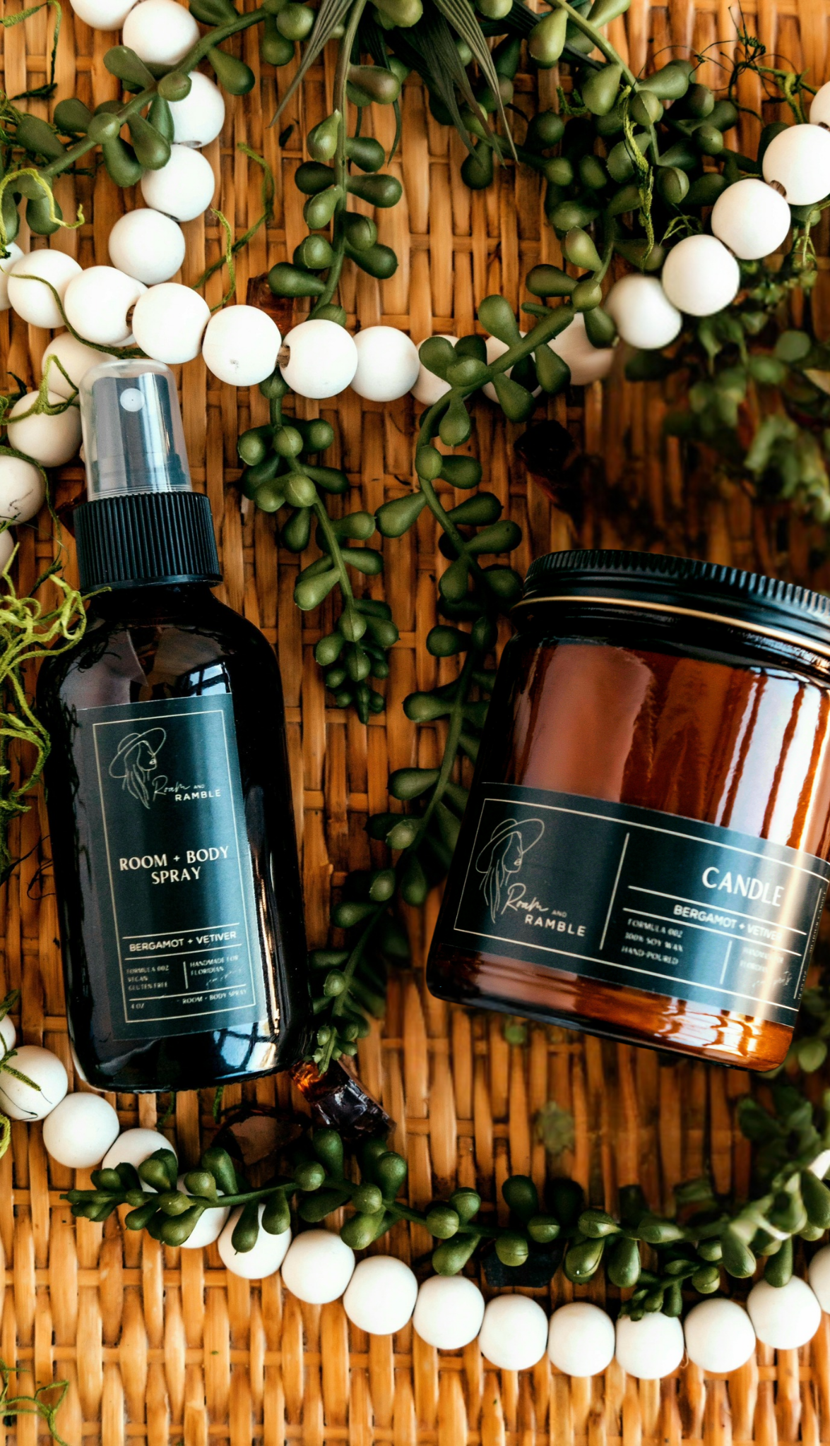 Bergamot + Vetiver Home Fragrance Duo