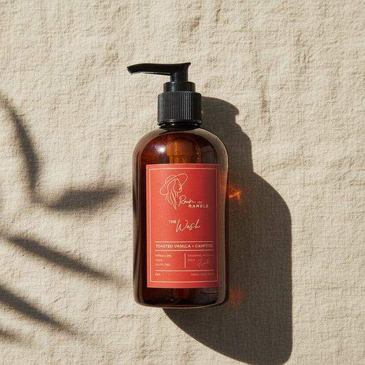 Toasted Vanilla + Campfire Organic Hand & Body Wash 8 oz