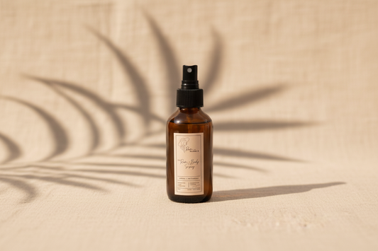 Lemon + Patchouli Room & Body Spray 4 oz