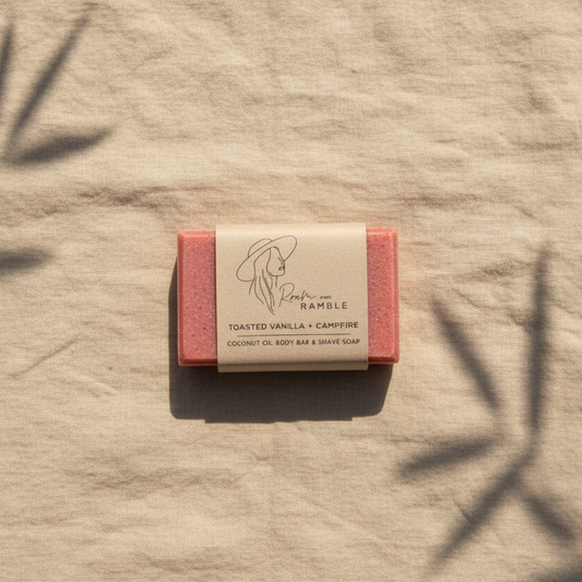 Toasted Vanilla + Campfire Guest Soap – Cozy Travel Soap