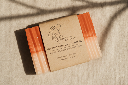 Toasted Vanilla + Campfire Handmade Soap