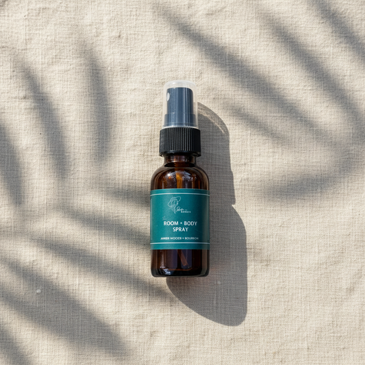 Amber Woods and Bourbon Travel Size Room and Body Spray