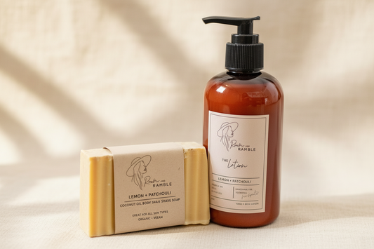 Lemon + Patchouli Perfect Shave Duo